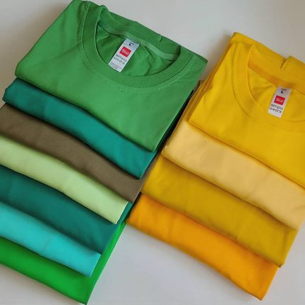 تنوع رنگی تیشرت های تولید شده در ایران پوشاک