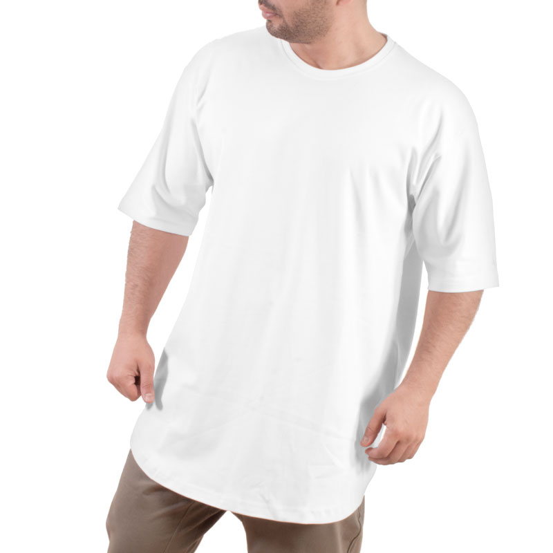 تیشرت اورسایز سفید – oversize