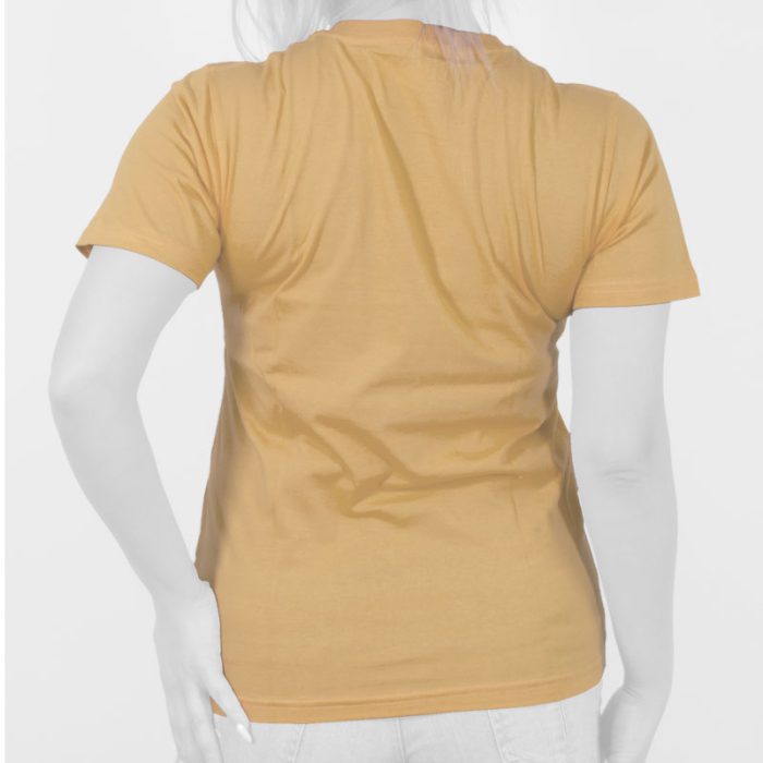 تیشرت زنانه زرد خردلی